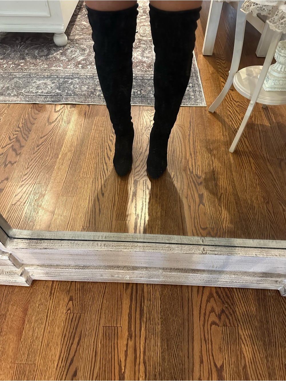 Stuart Weitzman Black over the knee boots